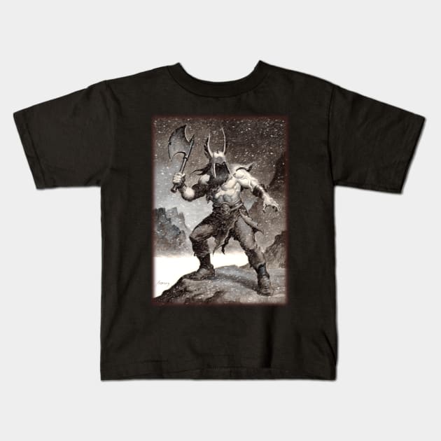 Viking Spirit 2 Kids T-Shirt by Paul_Abrams